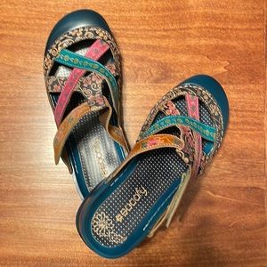 Socofy Mules/Clogs Multicolor Never Worn Fantastic Condition Size 41